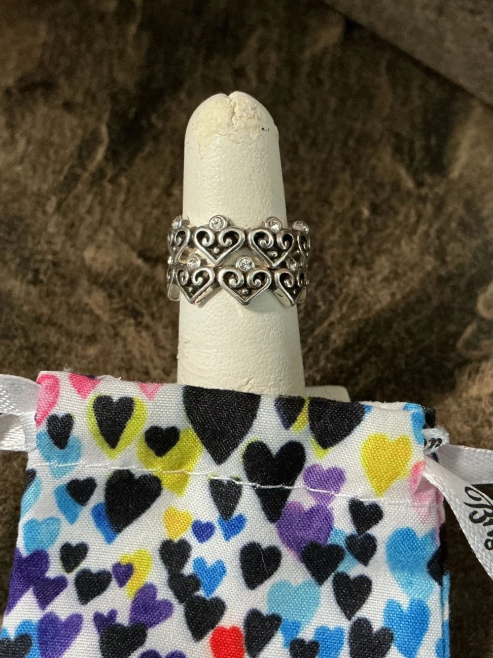 Brighton Alcazar Heart Stack Rings - 6
